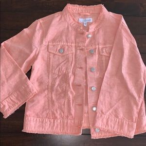 Peach Cropped jacket